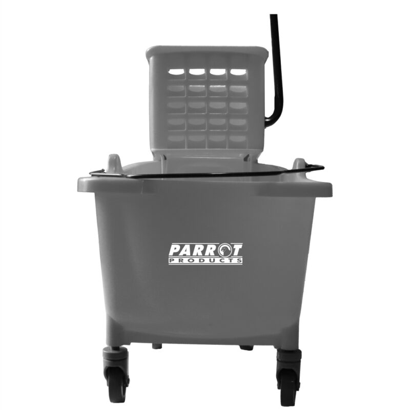 Janitorial Mop Wringer Trolley 34L  Commercial Cleaning Bucket