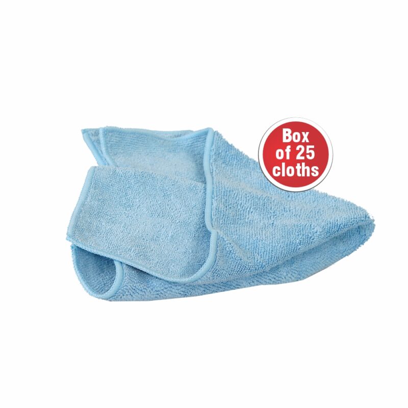 Micro Fibre Cloth Blue 280gsm (Box of 25)