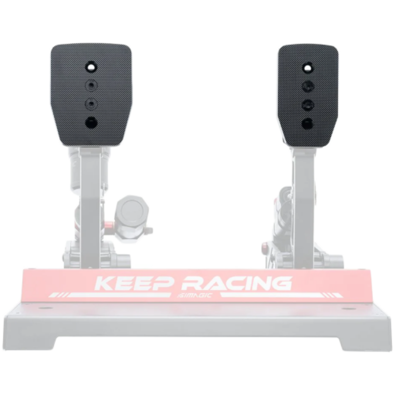 SIMAGIC Flat Dual Pedal Plates Set for P1000/P1000i Systems, S445