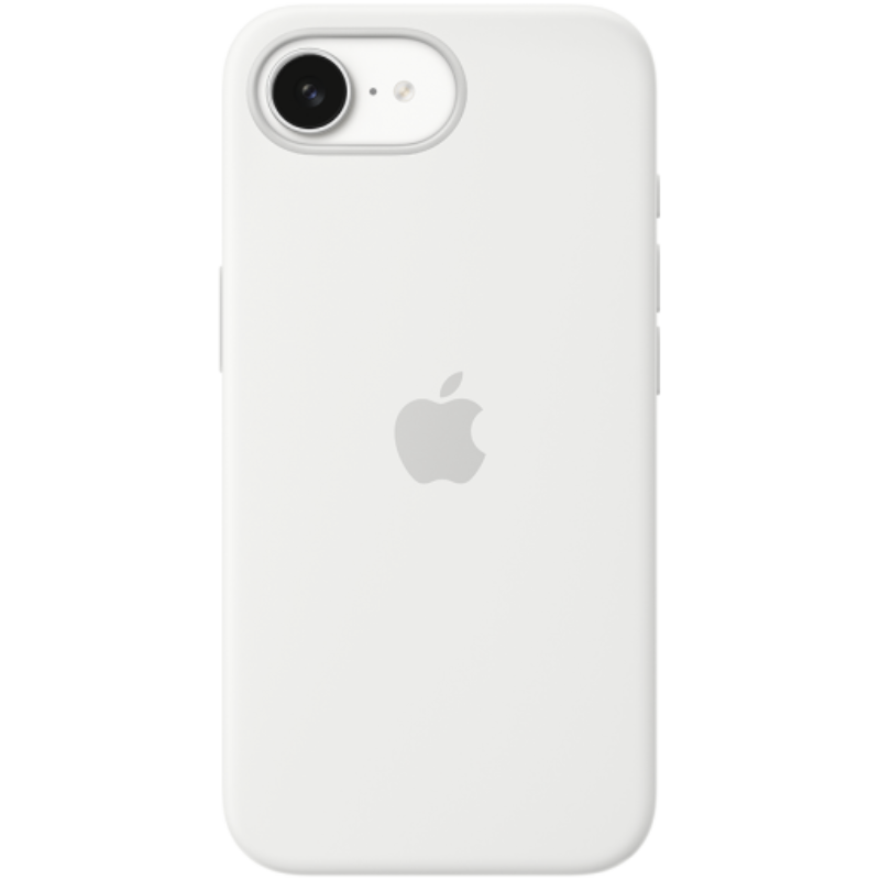 iPhone 16e Silicone Case – White