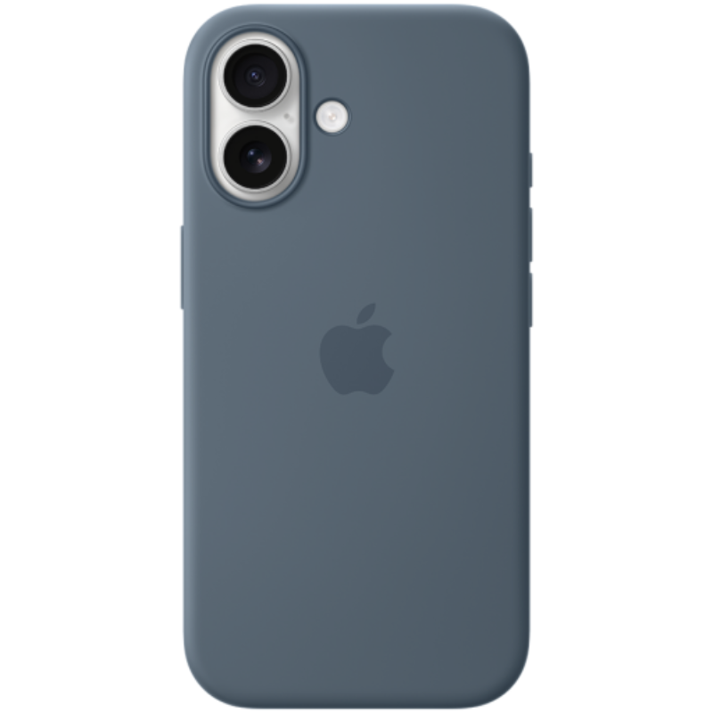 iPhone 17 Silicone Case with MagSafe – Anchor Blue,Model A3558