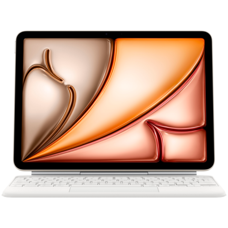 Out of Box Magic Keyboard for iPad Air 11-inch (M3) – International English – White,Model A3339