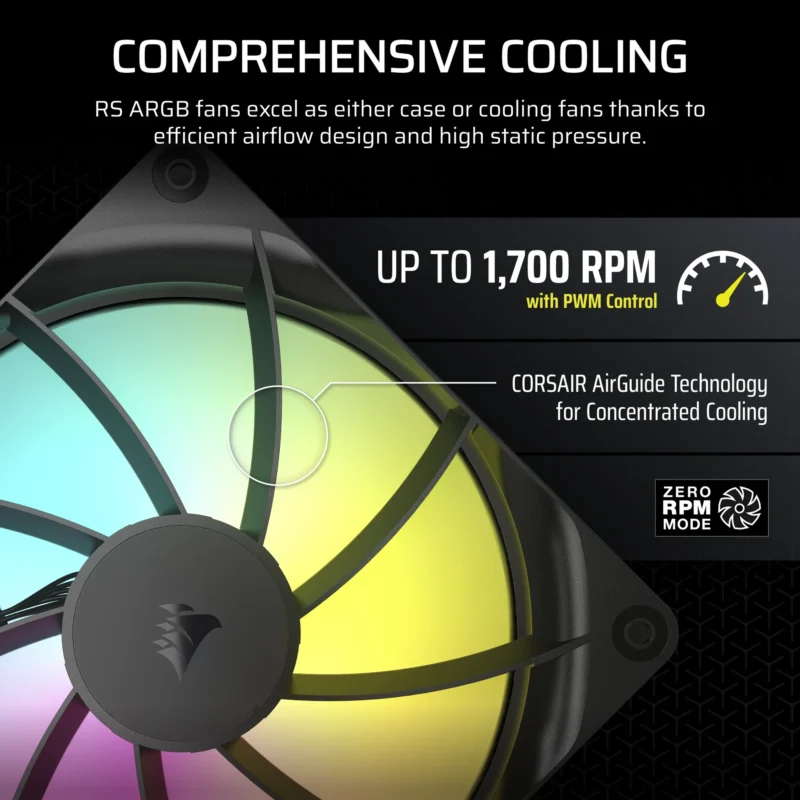 Corsair RS140 ARGB 140mm PWM Fan