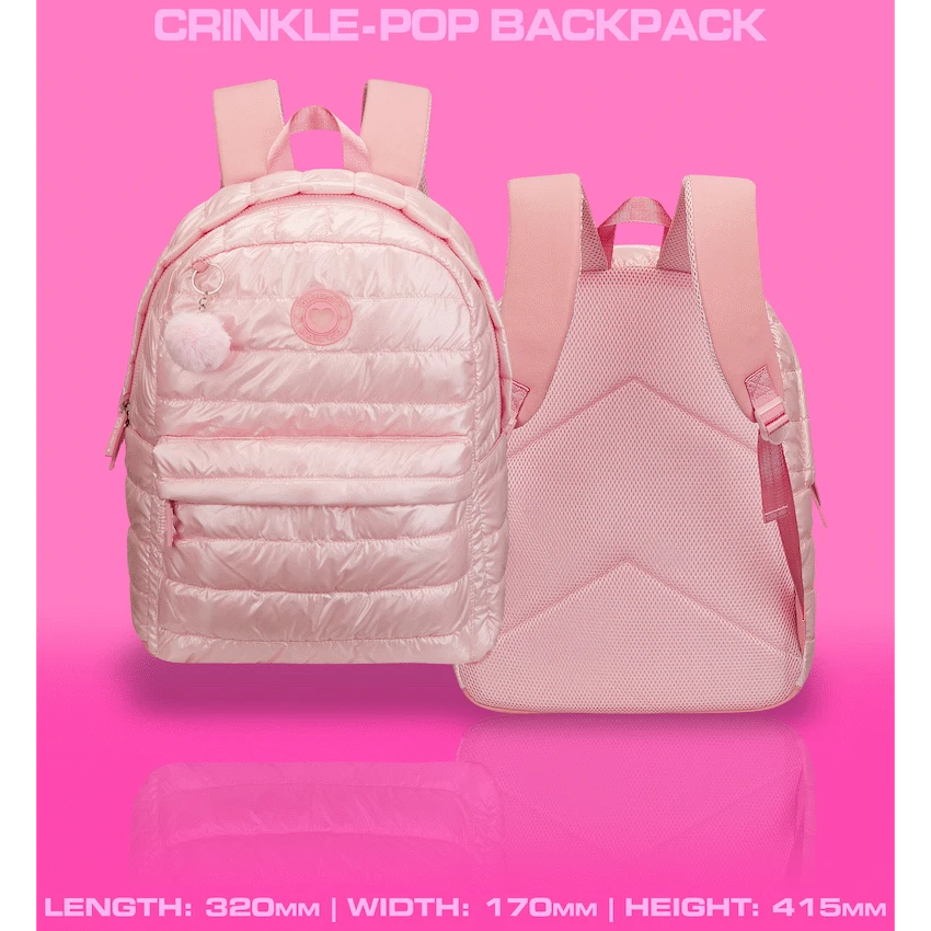 Quest Crinkle-Pop Backpack Pink - Image 3