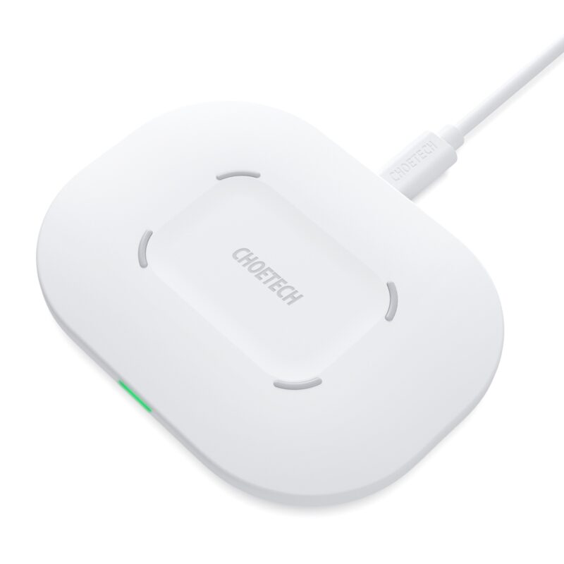 Choetech T550F wireless pad charger 15W-White