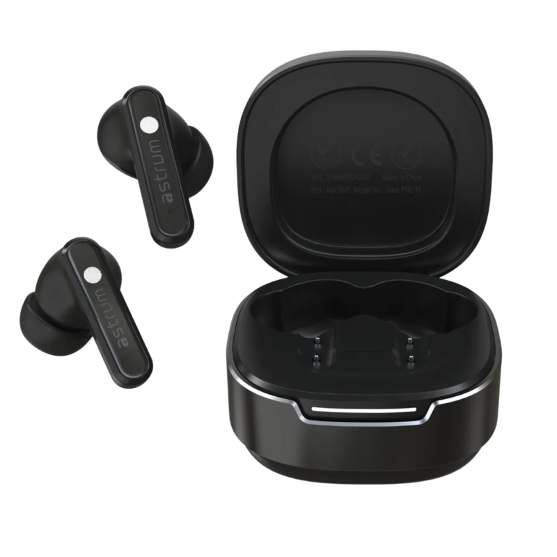 DUOZ PRO10 TWS EARBUDS HYBRID ANC 6MIC B