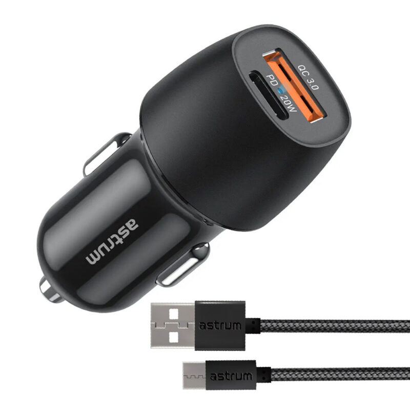 Pro Go PD20 20W USB-C PD 3A Dual USB Travel Car Charger