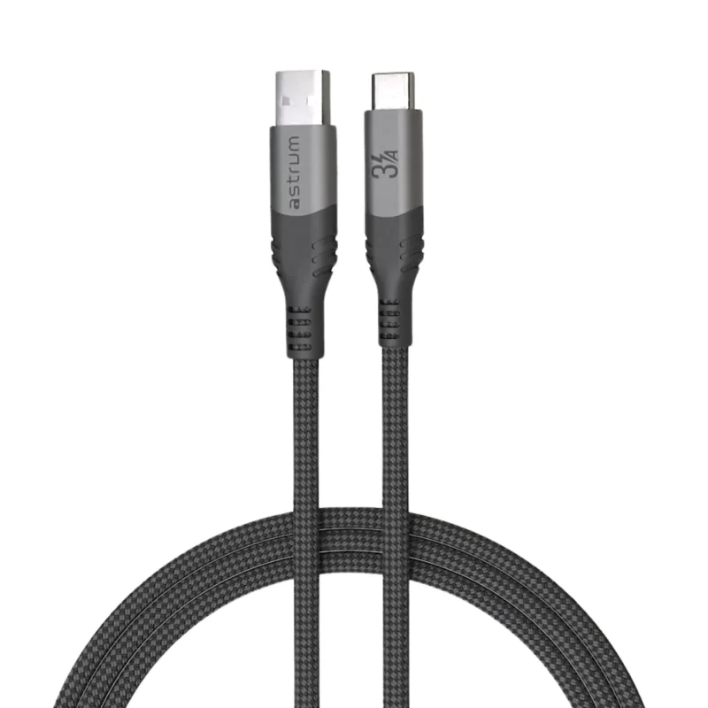 VMAC20 CABLE USB A- C M-M 1.2M BRAID GR