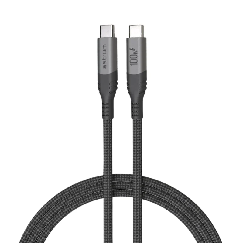 VMCC100 CABLE C-C 100W M-M 1.2M BRAID GR