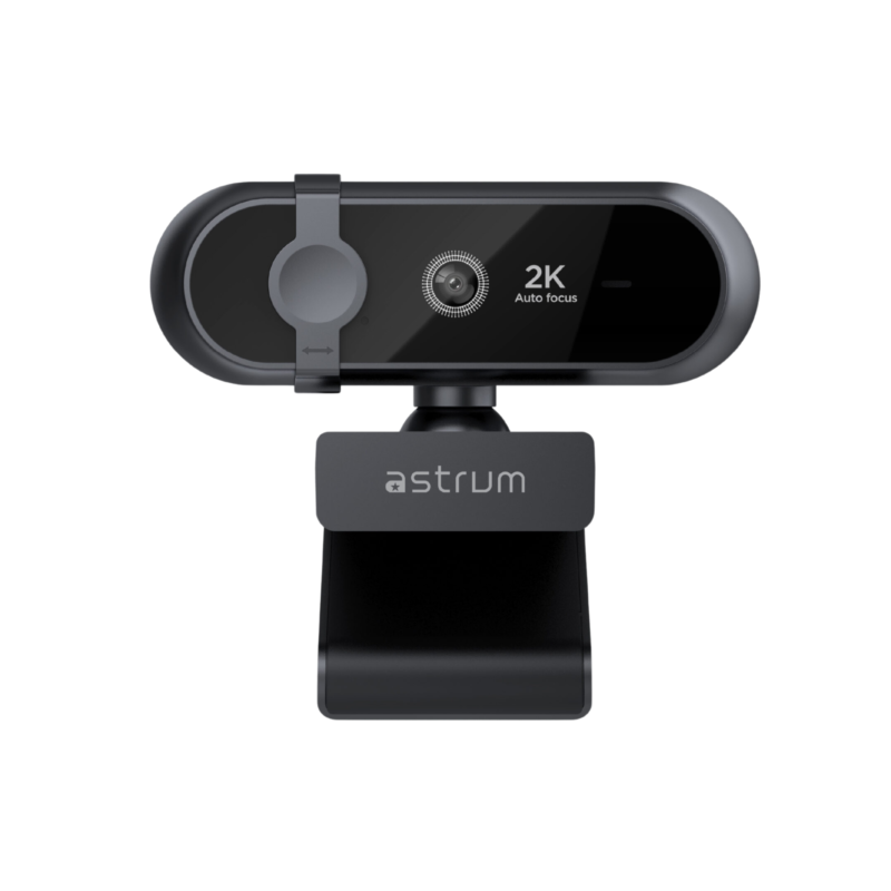 HD USB Webcam – 2K QHD, Mic, 360 Rotation, Autofocus – WM210