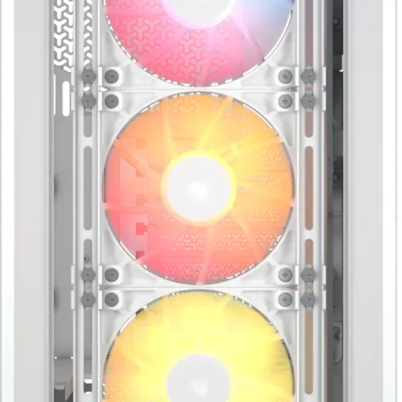 FRAME 4000D RS ARGB White Mid-Tower PC Case; 2x 3.5” |  2x 2.5” Drive Bays; Up to 360mm Radiator; 3x RS ARGB PWM Fans;