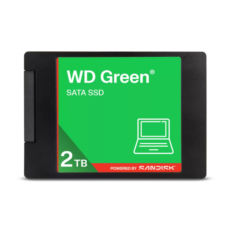 WD Green SATA SSD 2.5″/7mm cased – 2TB, 2.5-Inch