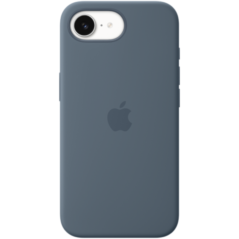 iPhone 17e Silicone Case with MagSafe – Anchor Blue,Model A3646