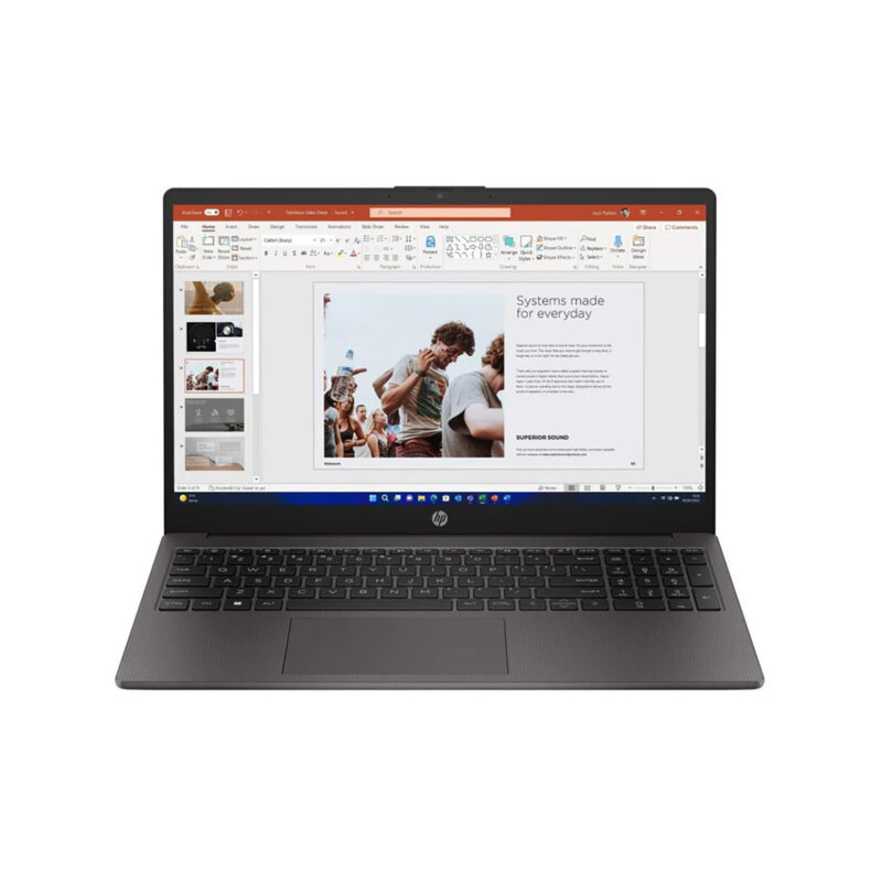 HP 250 G10 15.6″ FHD N100 8GB 256GB Win 11 Home Dark Ash Notebook