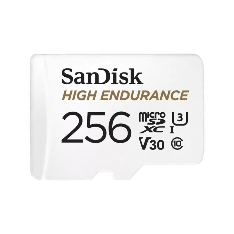 Sandisk High Endurance 256GB Class 10 MicroSDXC Card with Adapter