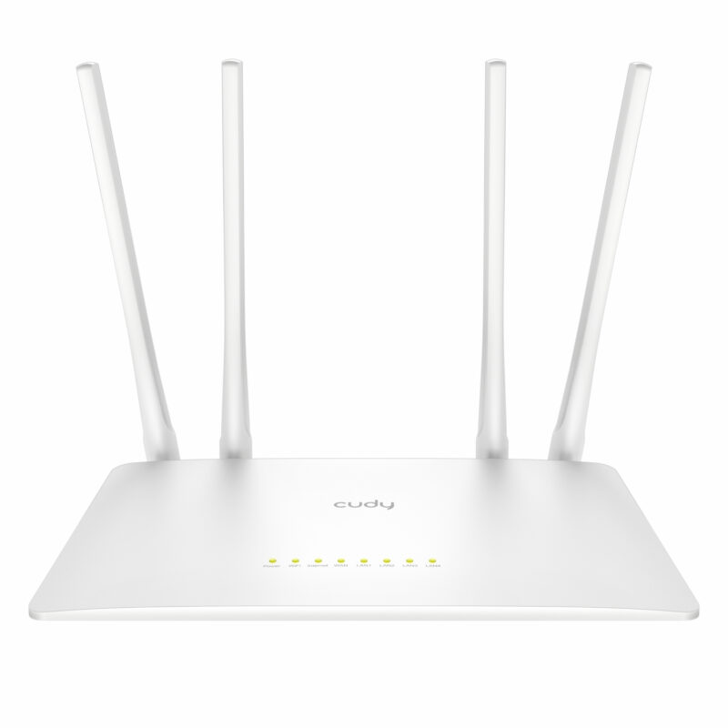 Cudy WR300S 300Mbps 5-Port Wi-Fi 4 Router – White