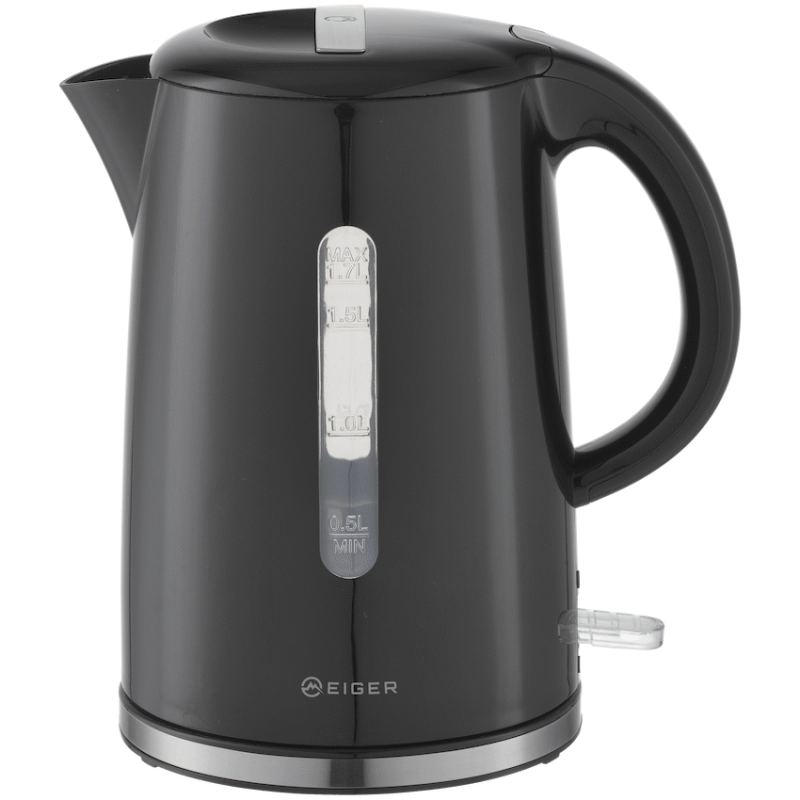 EIGER VITA 1.7L PLASTIC KETTLE BLACK