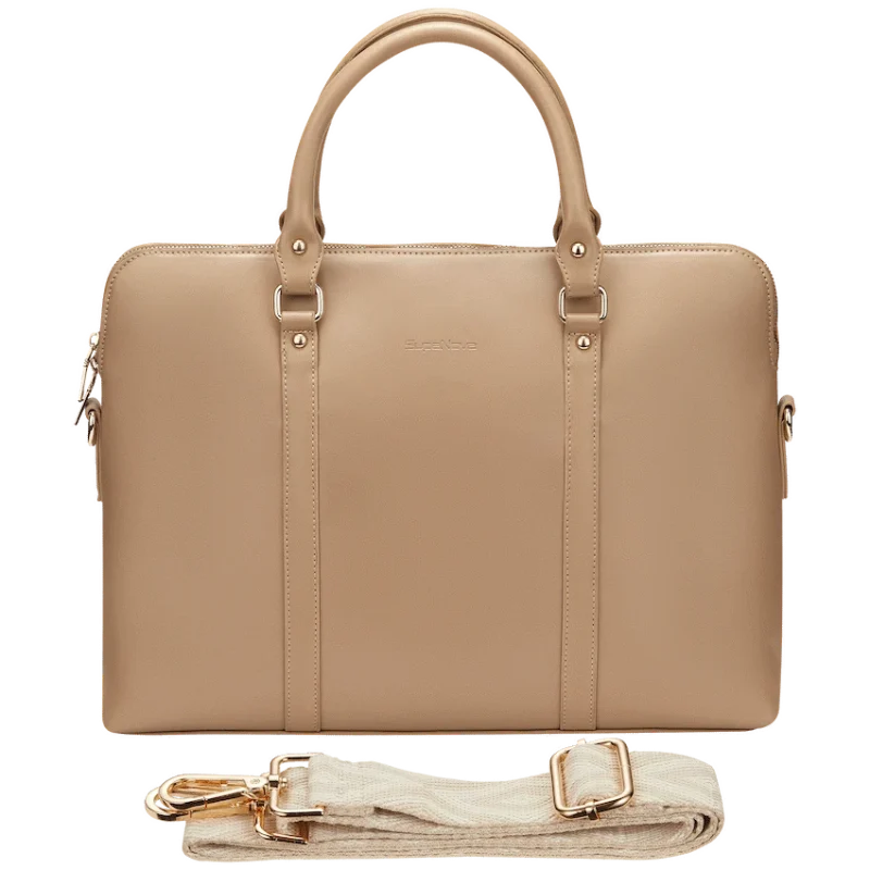 Supanova Azura Ladies 15.6″ Laptop Tote Bag Taupe