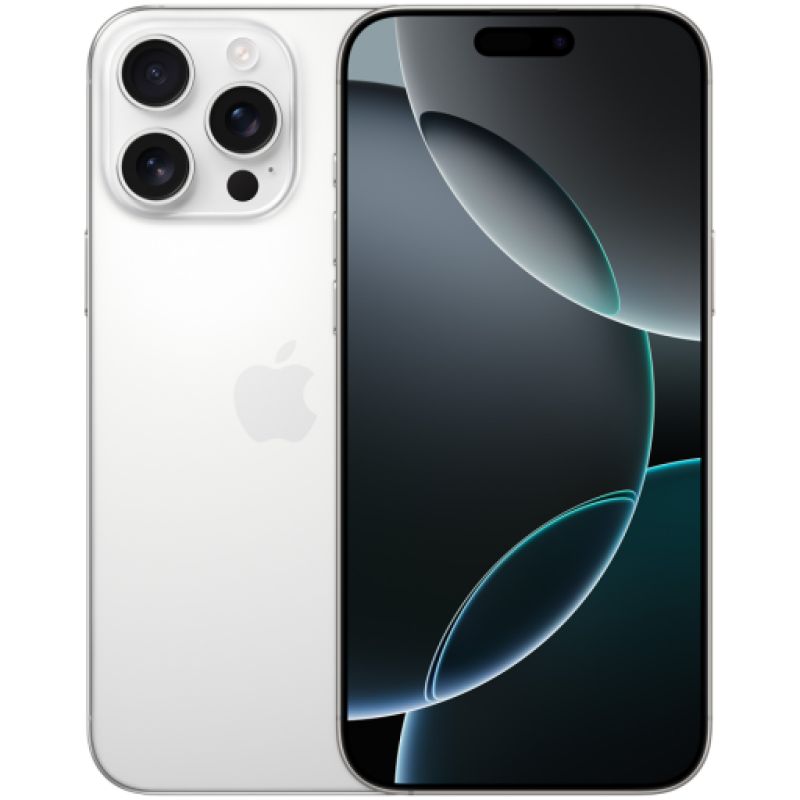 Out of box iPhone 16 Pro Max 256GB White Titanium,Model A3296